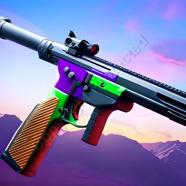 Fortnite Purlpe & Green Gun Thumbnail