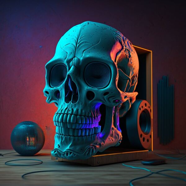 johnwick Surreal 8k draw skull 3d with speaker in background lo cc95c107 5c36 4413 9d44 f6f57014f4d7 Thumbnail