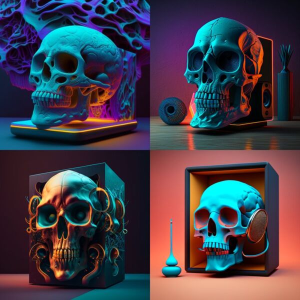 johnwick Surreal 8k draw skull 3d with speaker in background lo b8c42b83 c28b 4f1d a4e6 817931e8c3e6 Thumbnail